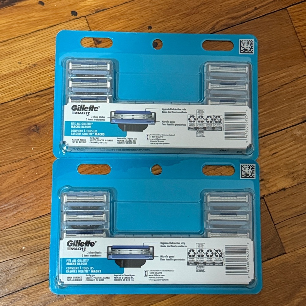 2 Gillette Mach3 Razor Refills - Picture 2 of 2